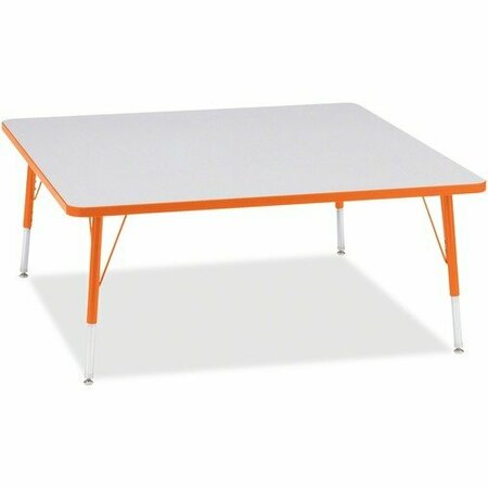 JONTI-CRAFT TABLE, SQUARE, 48X48, GY/OE JNT6418JCE114
